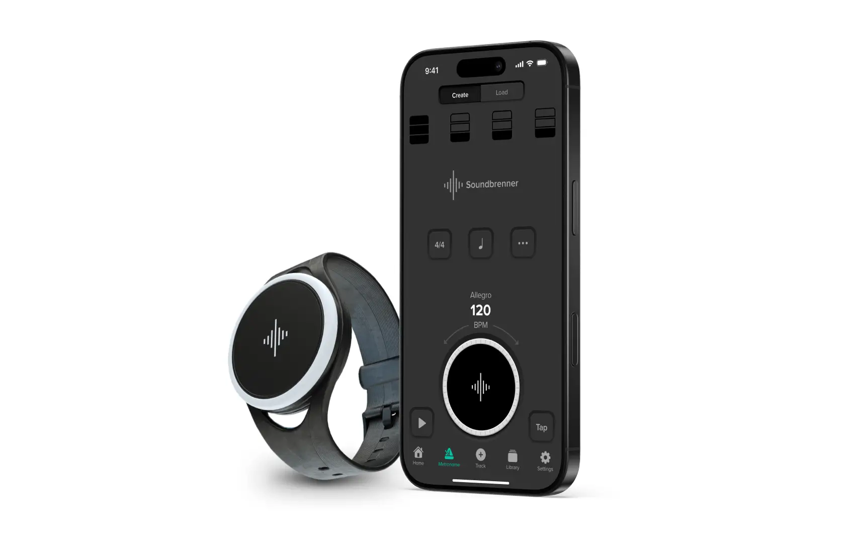 Soundbrenner Pulse e App do Metrônomo